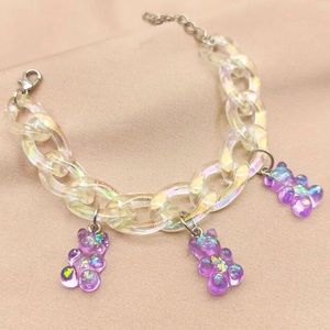 Acrylic Gummy Bear Bracelet